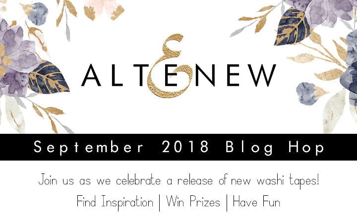 September 2018 Washi Tape Release Blog Hop and Giveaway