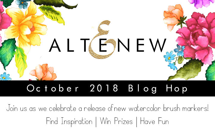 Watercolor Markers Release Blog Hop and Giveaway