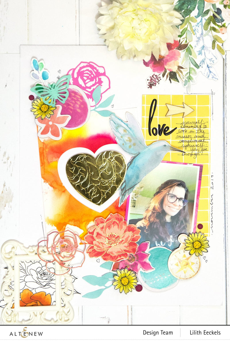 Using Up Your Leftover Stash on a Layout