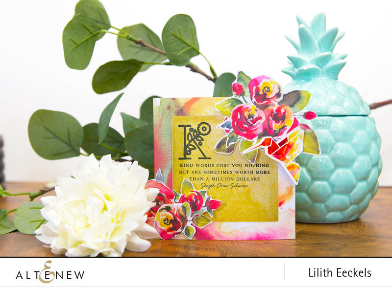 Video: 3D Box with Floral Alphabet Stamp Set