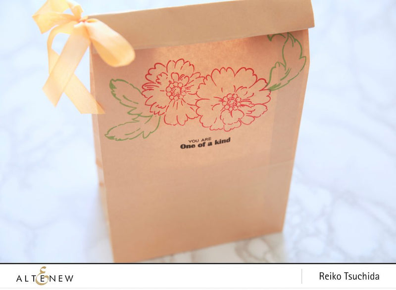 Easy DIY Floral Paper Bag Tutorial