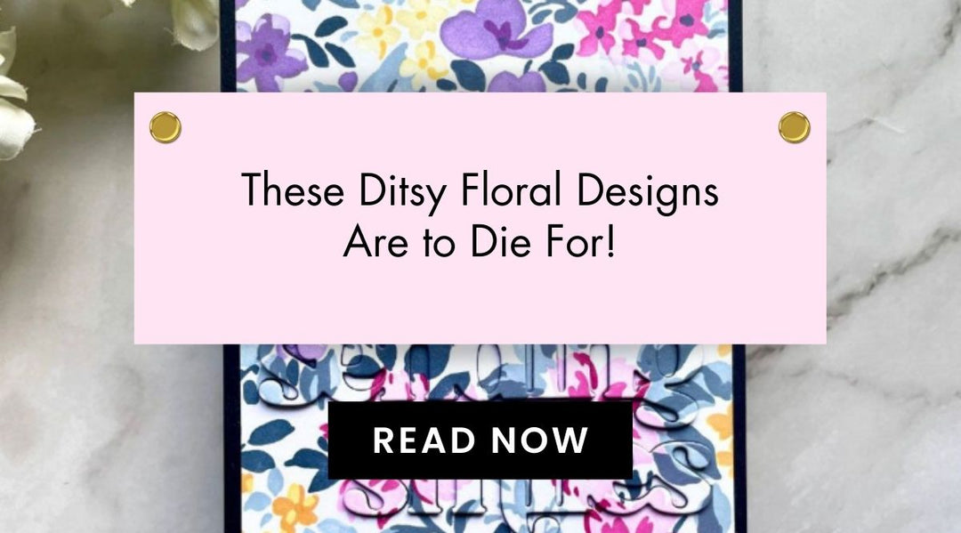 Say It with Stencils: Create Stunning, Ditsy Floral Designs for All Occasions!