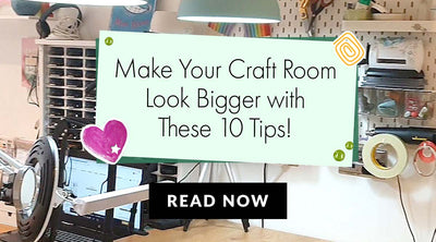 10 Small Craft Room Ideas and Tips to Make Your Space Look Bigger