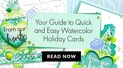 Watercolor-ful Holidays: Quick and Easy Christmas Cards