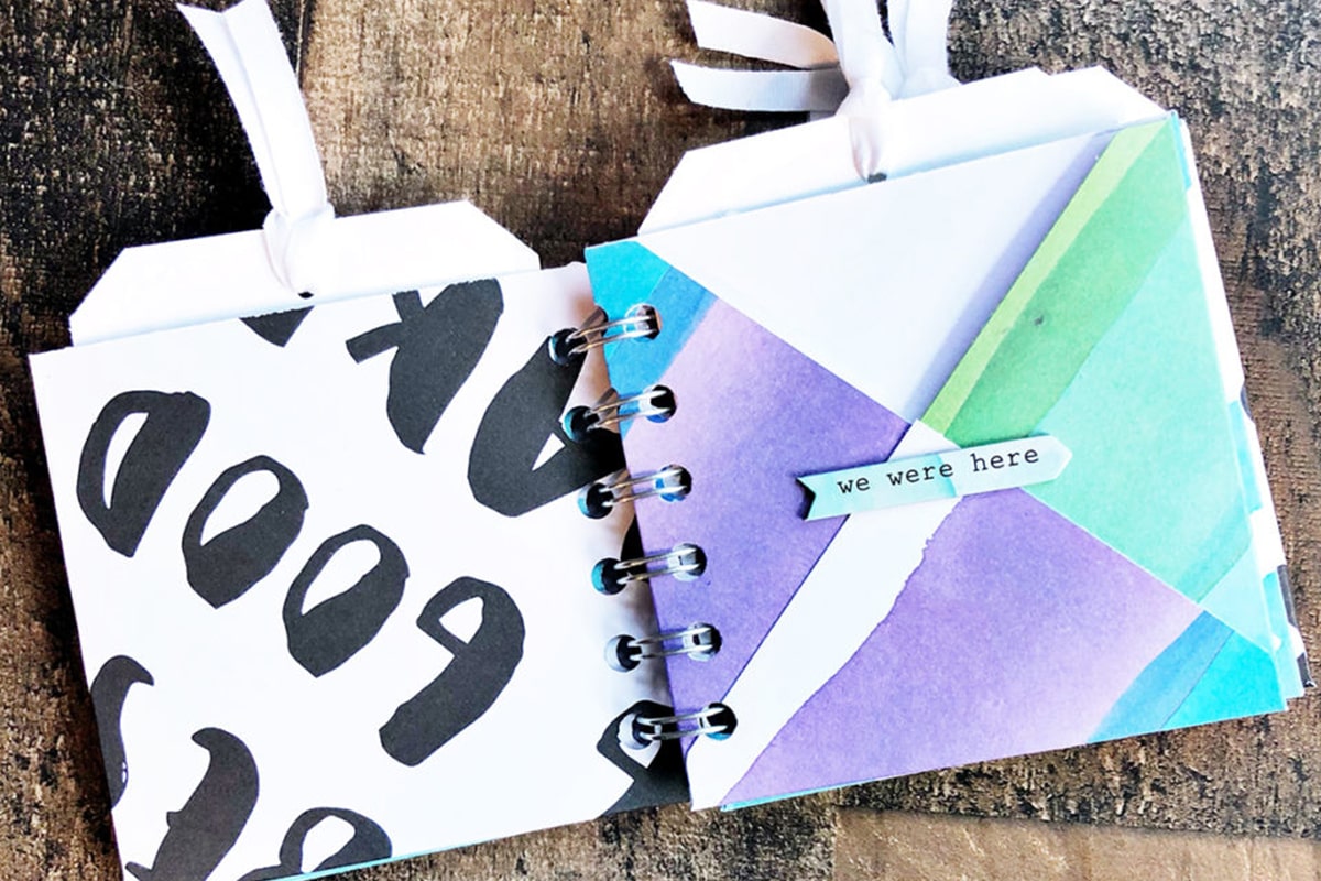 Basic Scrapbook Starter Kit / Album Stickers Paper - Celebrate! New