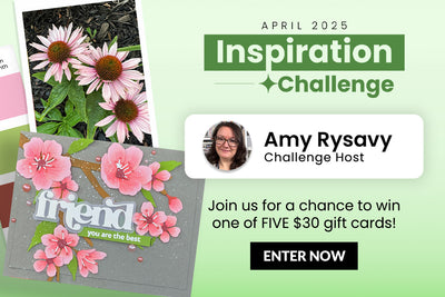 April 2025 Inspiration Challenge | Pretty in Pink Handmade Cards