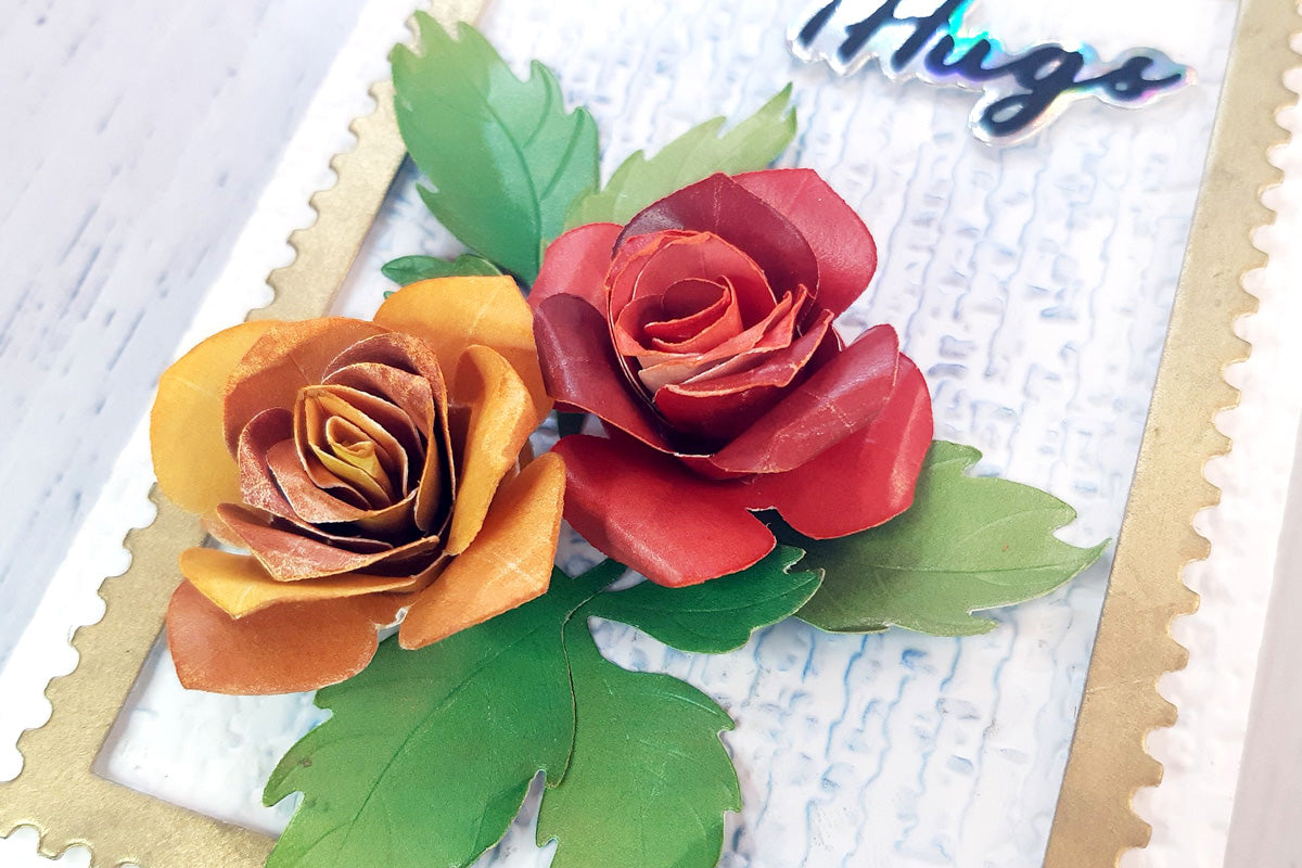 Make Your Own Scrapbook Flower Embellishments] DIY Embellishments With  Embossing and Watercolors! 