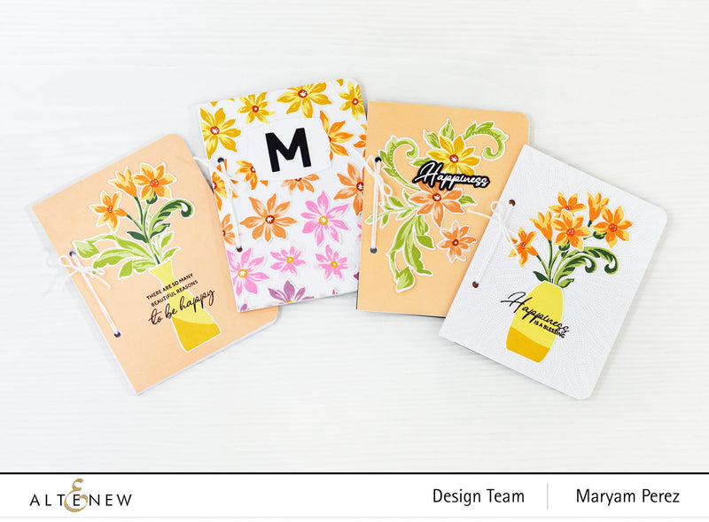 Make Your Own DIY Notebooks With Blissful Blossoms Stamp Set