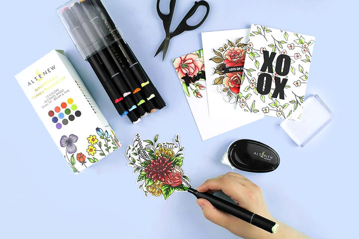 Coloring with Artist Alcohol Markers