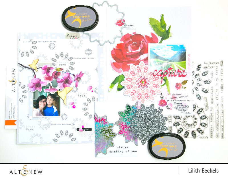 Stamp Focus: Leaf Medallion + Video
