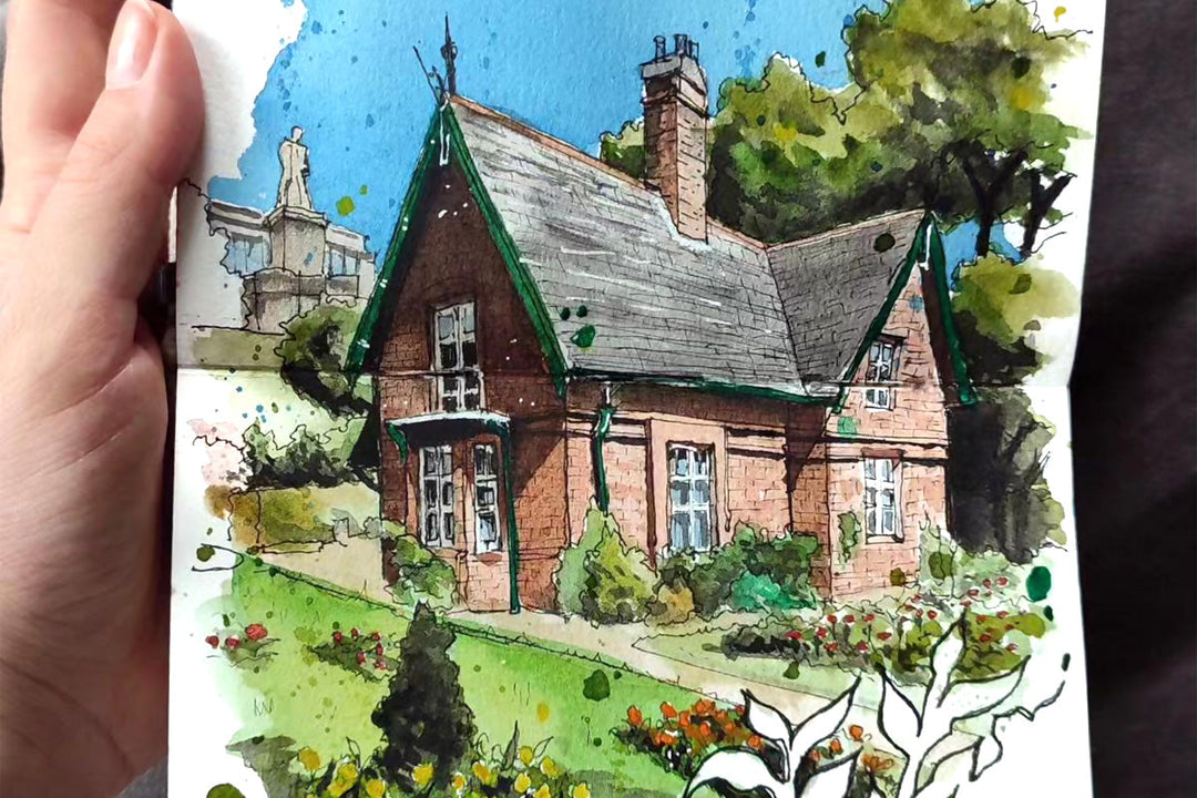 The Artist Behind the Art: Kalliopi’s Expressive Watercolor Creations