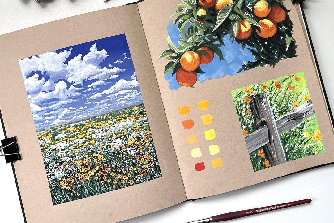 The Artist Behind the Art: Sofía’s Sensational Gouache Pieces