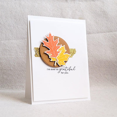 CAS Fun Fall Card created in a few steps!