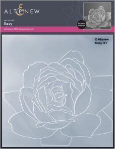 Stunningly Large 3D Embossed Flowers on a Scrapbook Layout