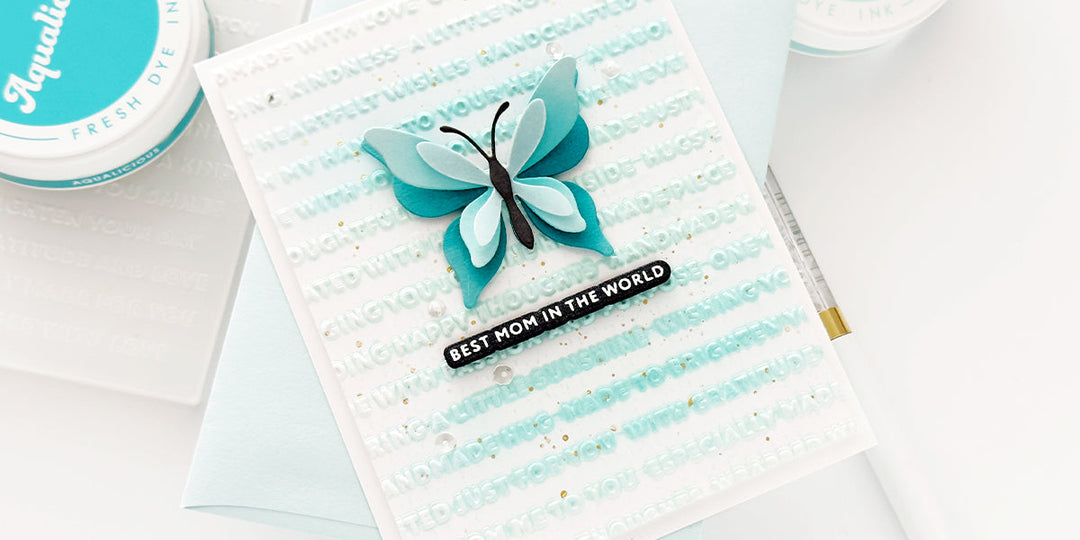 embossed background tutorial