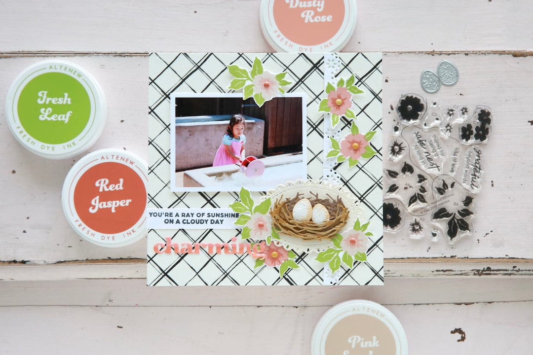 Whispers of Whimsy: A Softly Layered Scrapbook Story