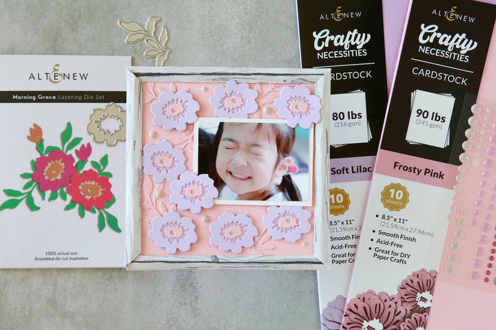 Morning Grace Scrapbooking Layout