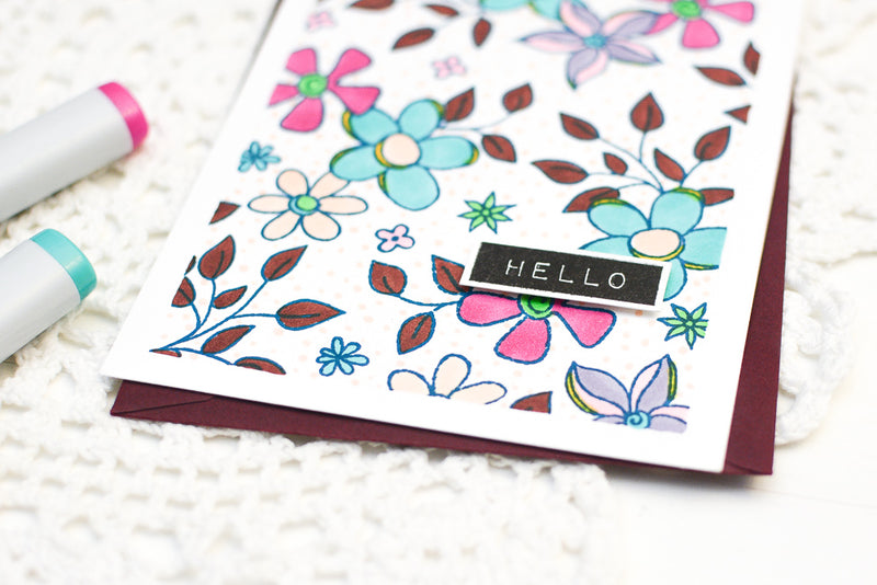 Video: 4 Tips on How to Build a Stamped Background