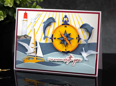 Nautical Cardmaking with Altenew’s Floral Odyssey & Caribbean Dreams