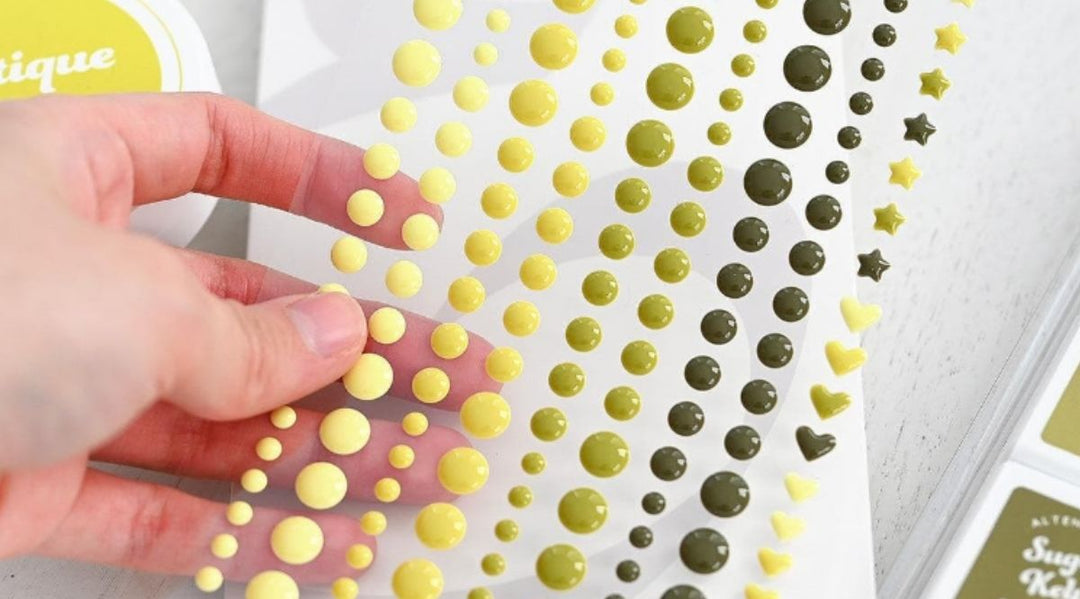 enamel dots in crafting