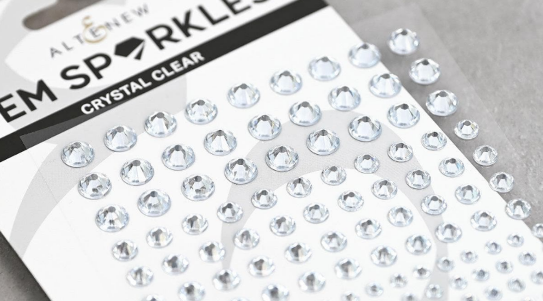 gem sparkles in crafting