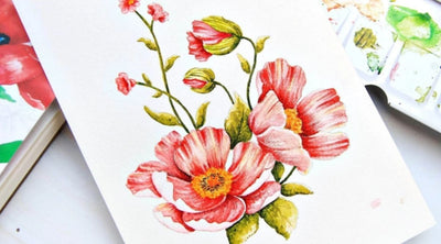 Say Goodbye to Stress with Watercoloring and Coloring Books!