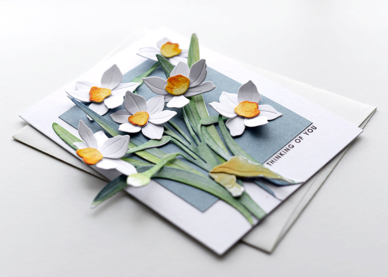 Pairing Die-Cut Florals with Watercolors for a Moody Spring Look