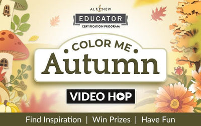 Create a Stunning Autumn Bouquet  | Altenew Educators "Color Me Autumn" Video Hop + Giveaway