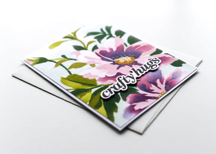 Create Painterly Floral Cards with Stencils & Fresh Dye Inks