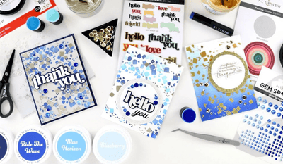 Let's Create Some Delicious Texture | One Stencil, Three Cards!