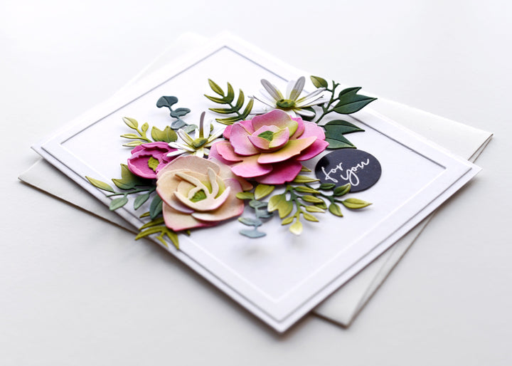 Mastering Clean and Simple Card Making with the Garden Mix Layering Die Set