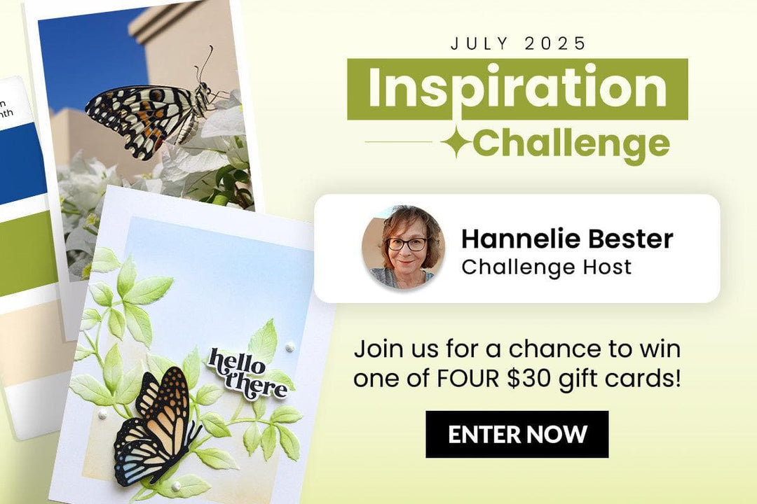 July 2025  Inspiration Challenge | Butterfly Greetings