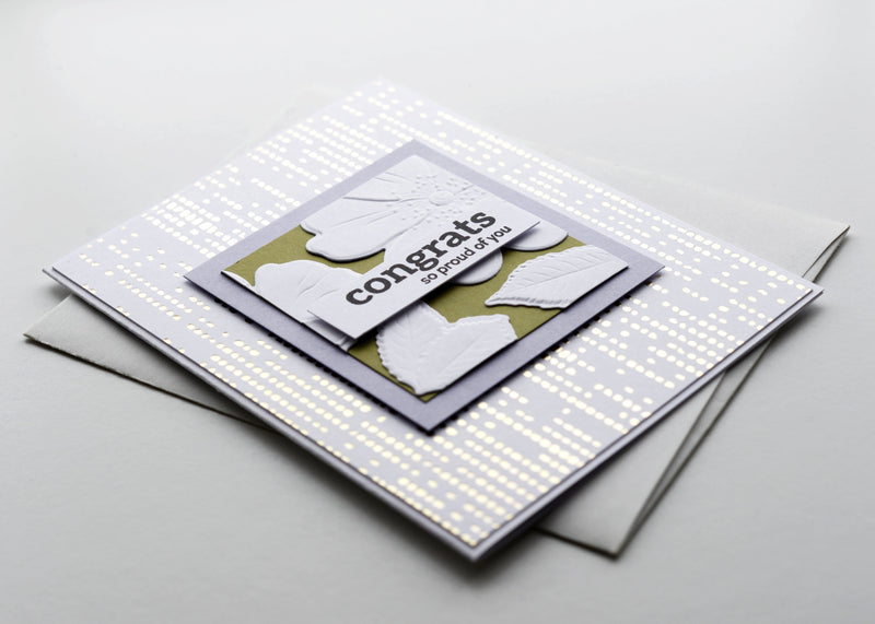 Clean and Simple Card Making with Texture & Hot Foil Accents