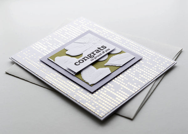 Clean and Simple Card Making with Texture & Hot Foil Accents