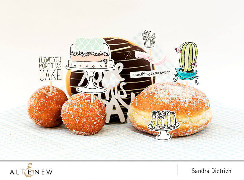 Stamped Cake Toppers