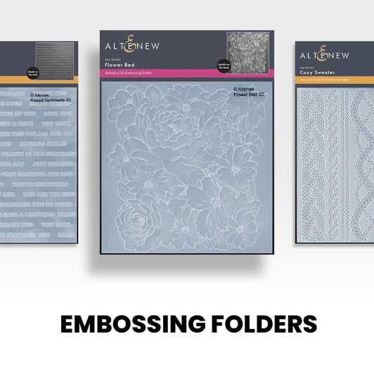 Discover the best 3D embossing folders for all your paper crafts