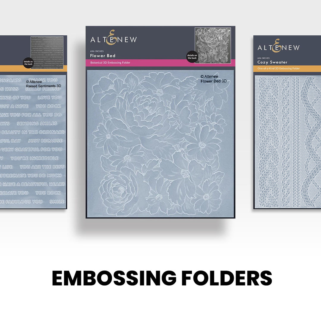 Discover the best 3D embossing folders for all your paper crafts