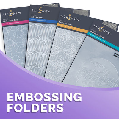 Discover the best 3D embossing folders for all your paper crafts