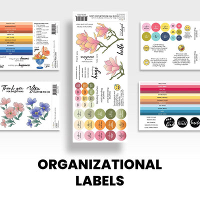 Organizational Labels for Ink Pads, Alcohol Markers, Blending Brushes & More!