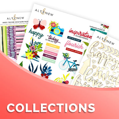 Scrapbook collection, DIY scrapbook, memory keeping, embellishments, stickers
