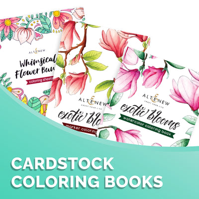 Cardstock Coloring Books