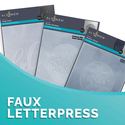 Amazingly Stylish Faux Letterpress Debossing Folders