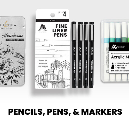 Pencils, Pens, & Markers