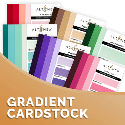 Innovative and Trendy Gradient Cardstock Paper