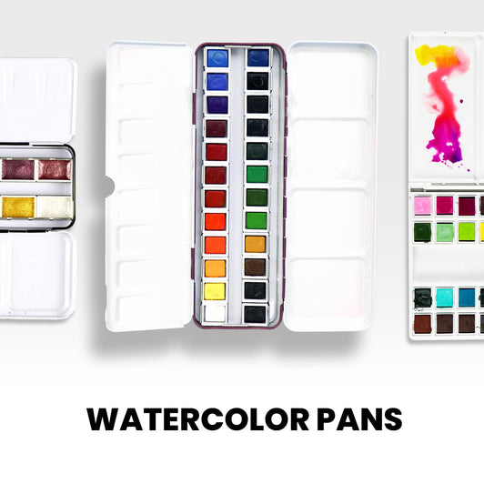 High Quality and Vibrant Watercolor Pan Sets