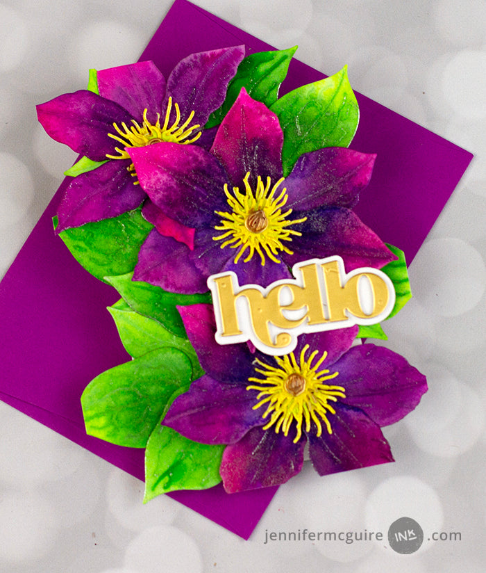 Craft-A-Flower: Clematis Layering Die Set - Altenew