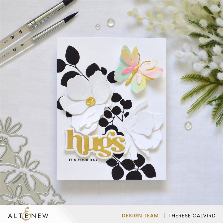 Creative Cuts: Zero-Waste Fluttering Fantasies Layering Die Set - Altenew