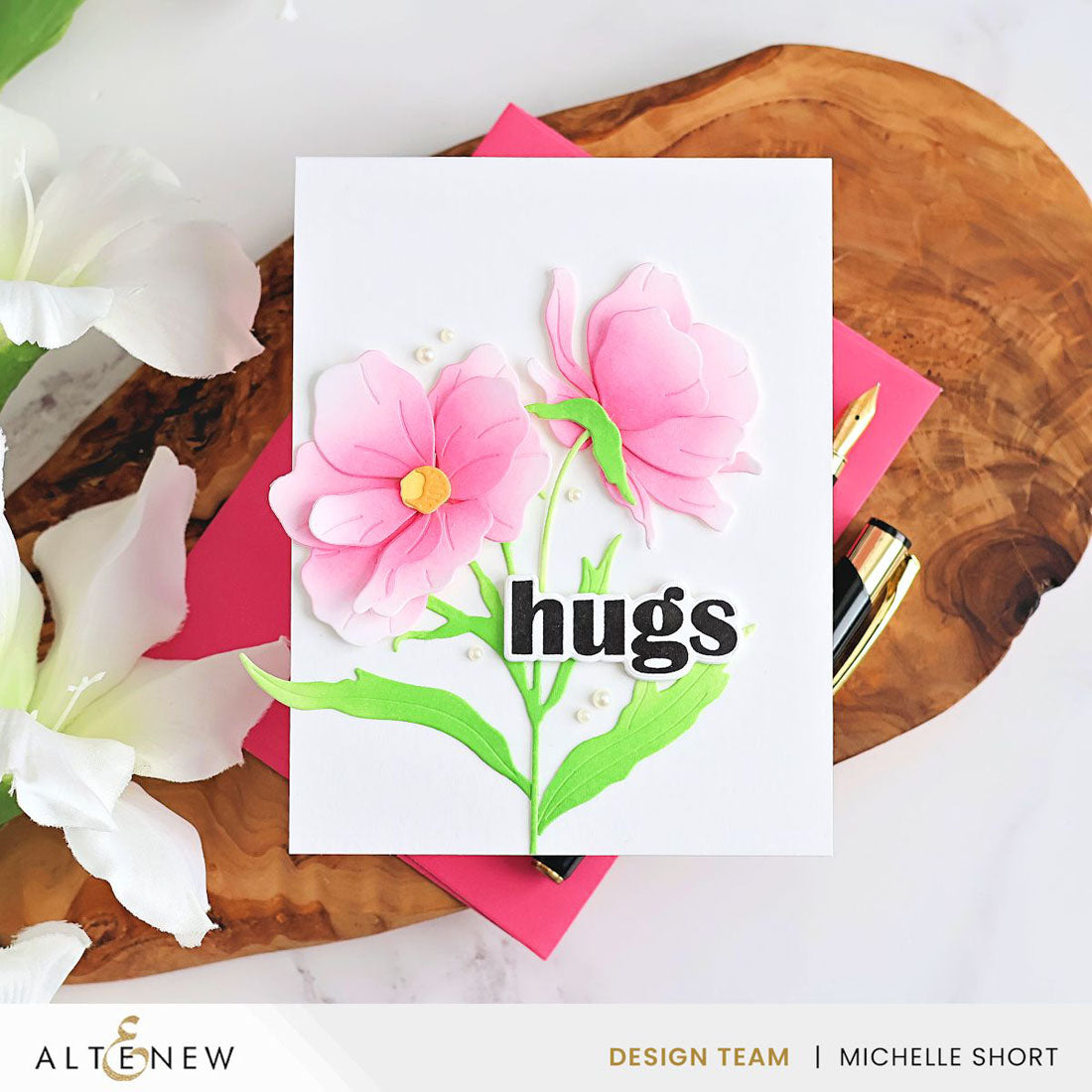Craft-A-Flower: Butterfly Ranunculus Layering Die Set | Altenew