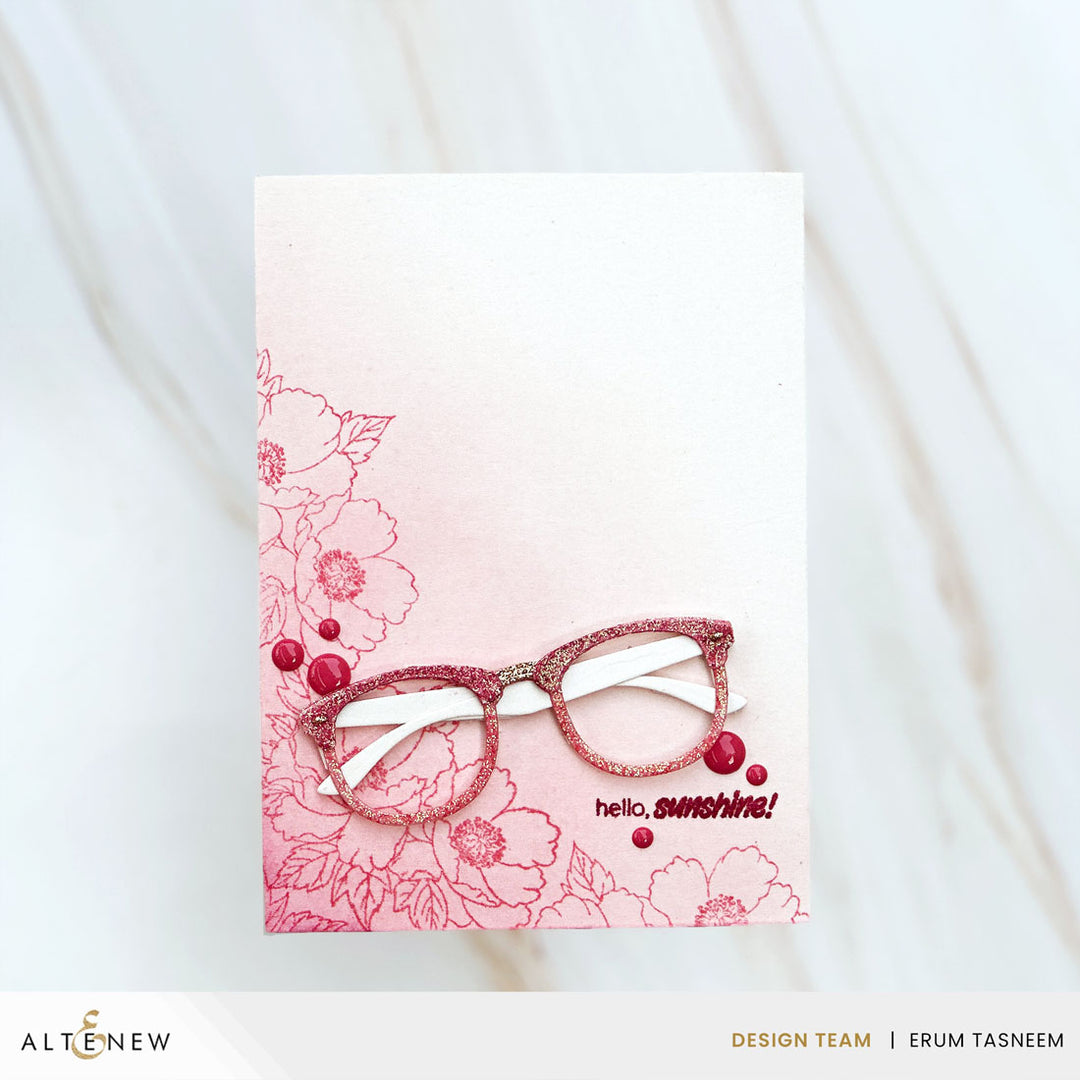 Mini Delight: Stylish Shades Stamp & Die Set - Altenew