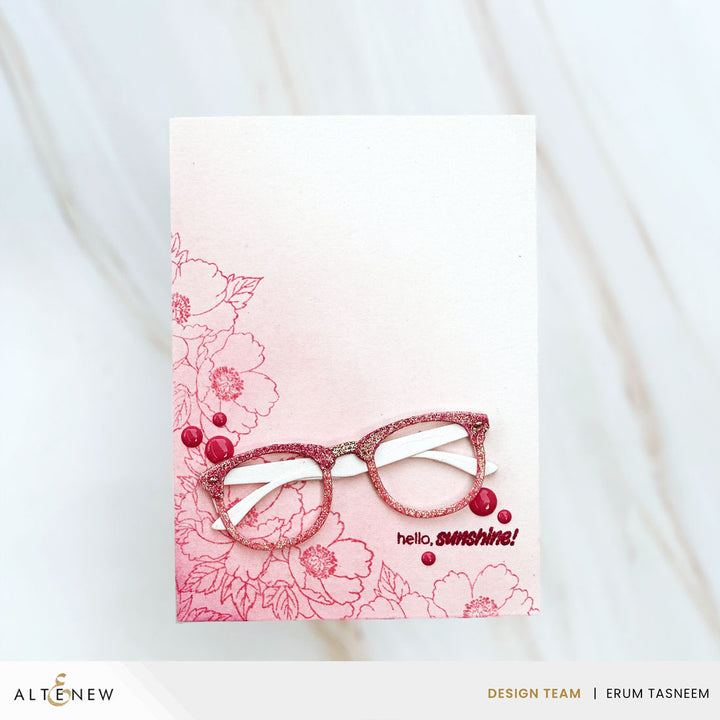 Mini Delight: Stylish Shades Stamp & Die Set - Altenew